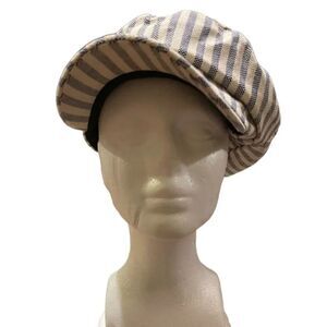 NWT INC International Concepts jean material white blue cap